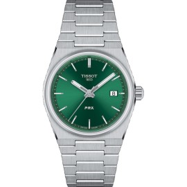 Orologio Tissot Prx Lr Q Acier Cad verde 35 mm T1372101108100 [f1072779]