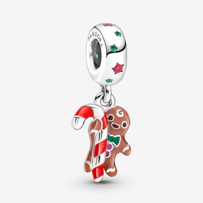 Charm Pandora Omino Pan di Zenzero 799637C01 [a1e8ecbb]