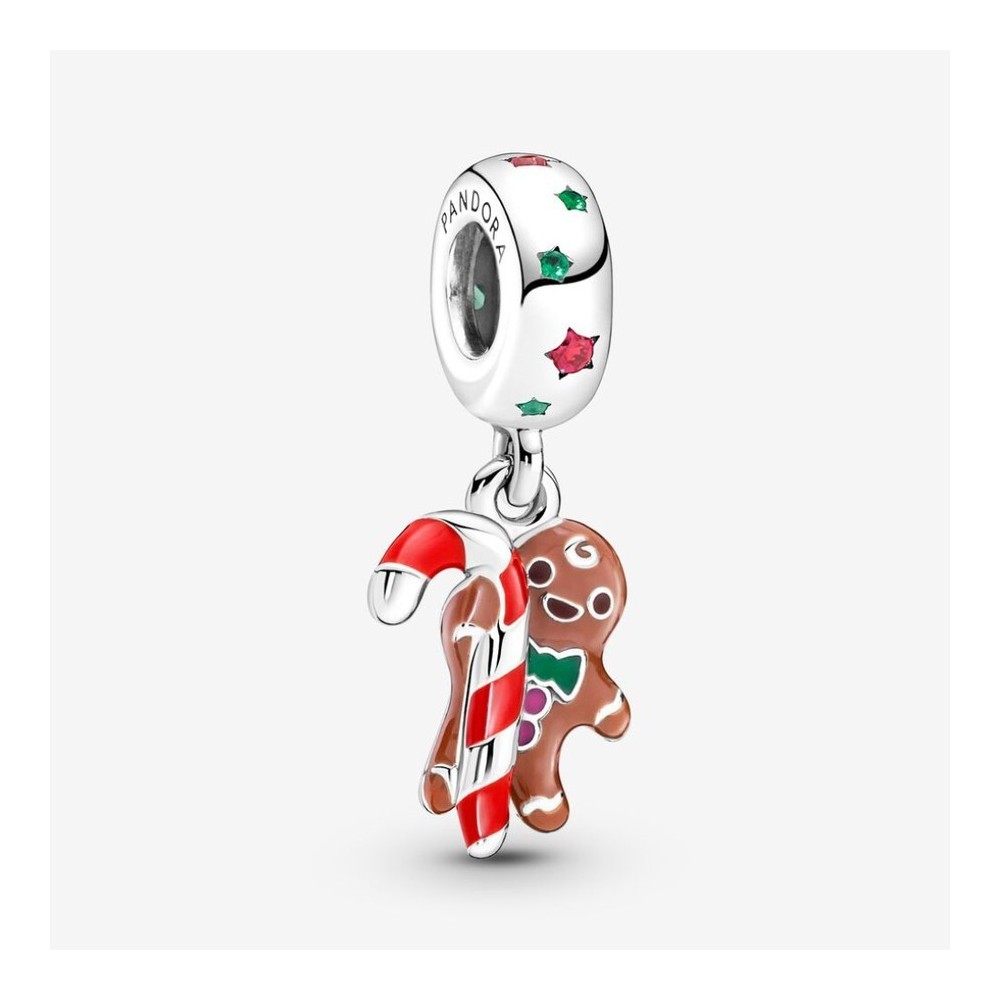 Charm Pandora Omino Pan di Zenzero 799637C01 [a1e8ecbb]