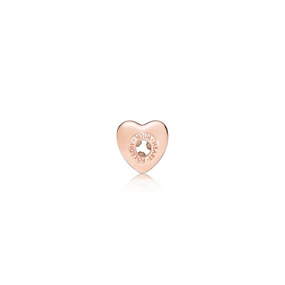Charm Pandora  Segui il tuo cuore Rosè  787282 [daa1d173]