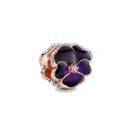 Charm Pandora Viola del Pensiero 780777C01 [6f8a86db]