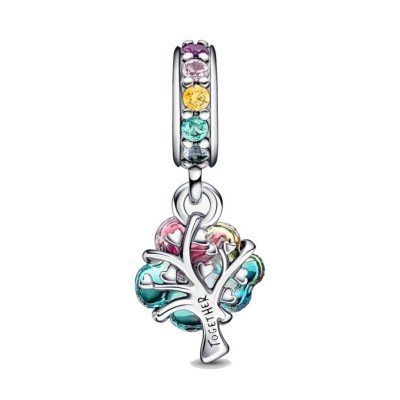 Charm Pandora Albero Arcobaleno vetro di Murano 790768C01 [54a72ec8]