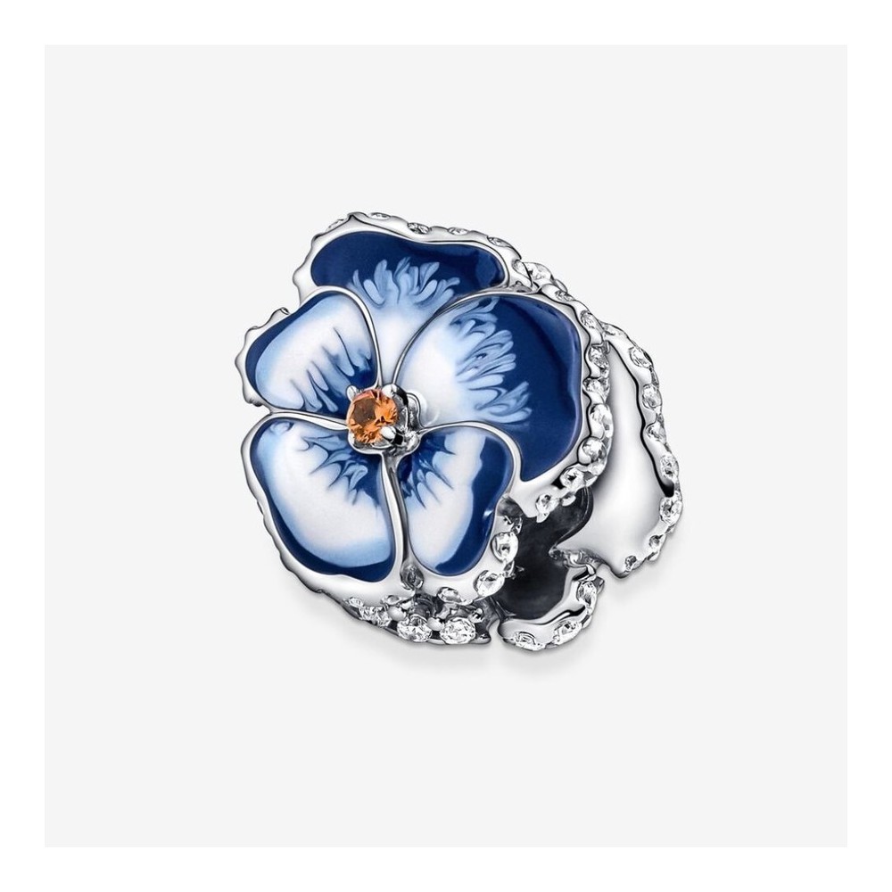 Charm Pandora Viola del Pensiero Blu 790777C02 [29335140]