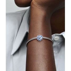 Charm Pandora Viola del Pensiero Blu 790777C02 [40c090c4]