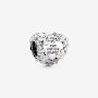 Charm Pandora cuore floreale 791155C01 [1c35c1b0]