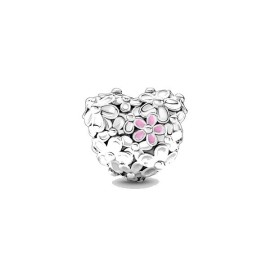 Charm Pandora cuore floreale 791155C01 [88ff4110]