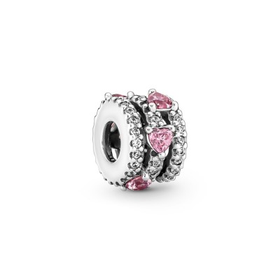 Charm Pandora cuori rosa 791161C01 [d82c6b1f]