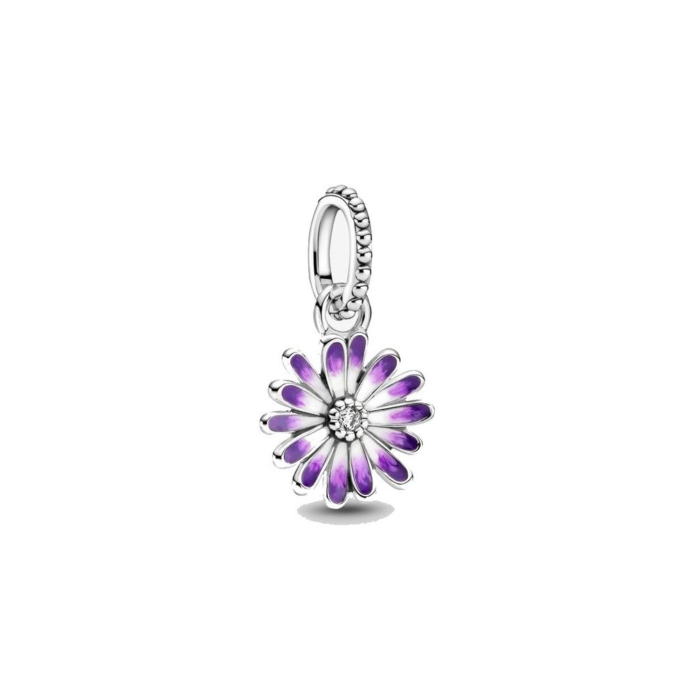 Charm Pandora Pendente margherita viola 798771C01 [b87ae516]