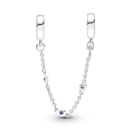 Charm Pandora Catena di Sicurezza Pietre Blu 791688C01-05 [d9672dad]