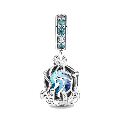 Charm Pandora Pendente Polpo Vetro di  Murano 791694C01 [0e18dfa3]