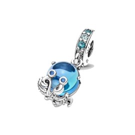 Charm Pandora Pendente Polpo Vetro di  Murano 791694C01 [b9051ea7]