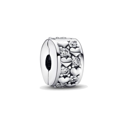Clip Pandora cuori e pietre  792235C01 [ed0bad7b]