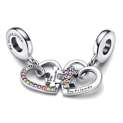 Charm Pandora Pendente Puzzle dell'Amicizia Divisibile 792239C01 [b3813677]
