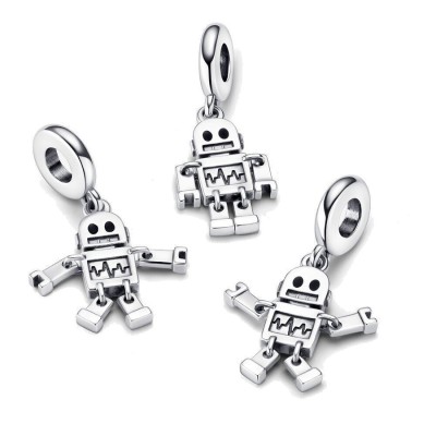 Charm Pandora pendente Bestie-Bot il Robot  792250C01 [1e2554a4]