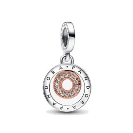Charm Pandora Pendente cerchi bicolore 782287C01 [aa0741f8]