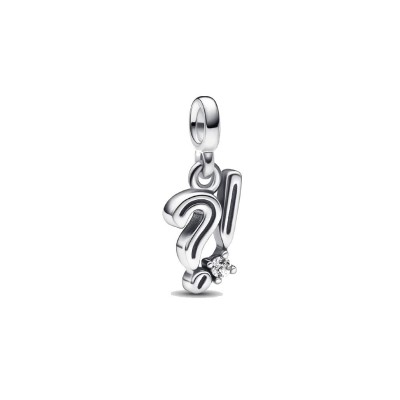 Mini charm Pandora Punto Interrogativo e Punto Esclamativo 792265C01 [16db57ea]