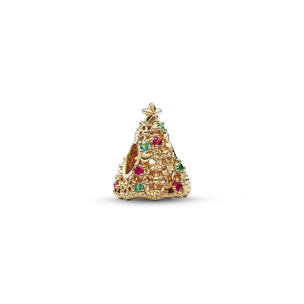 Charm Pandora albero di Natale glitterato 769226C01 [38bcb47f]