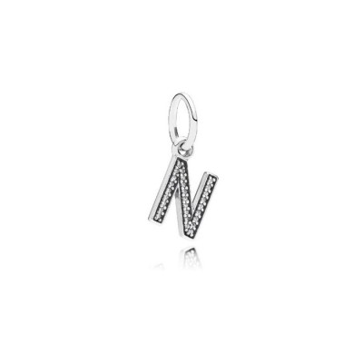 Charm Pendente Pandora Lettera N 791326cz [0a21d9fc]