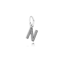 Charm Pendente Pandora Lettera N 791326cz [0a21d9fc]