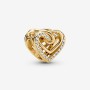 Charm Pandora Cuore Oro Con Pietre 769270C01 [6fd928f5]
