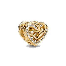 Charm Pandora Cuore Oro Con Pietre 769270C01 [1e836ac0]