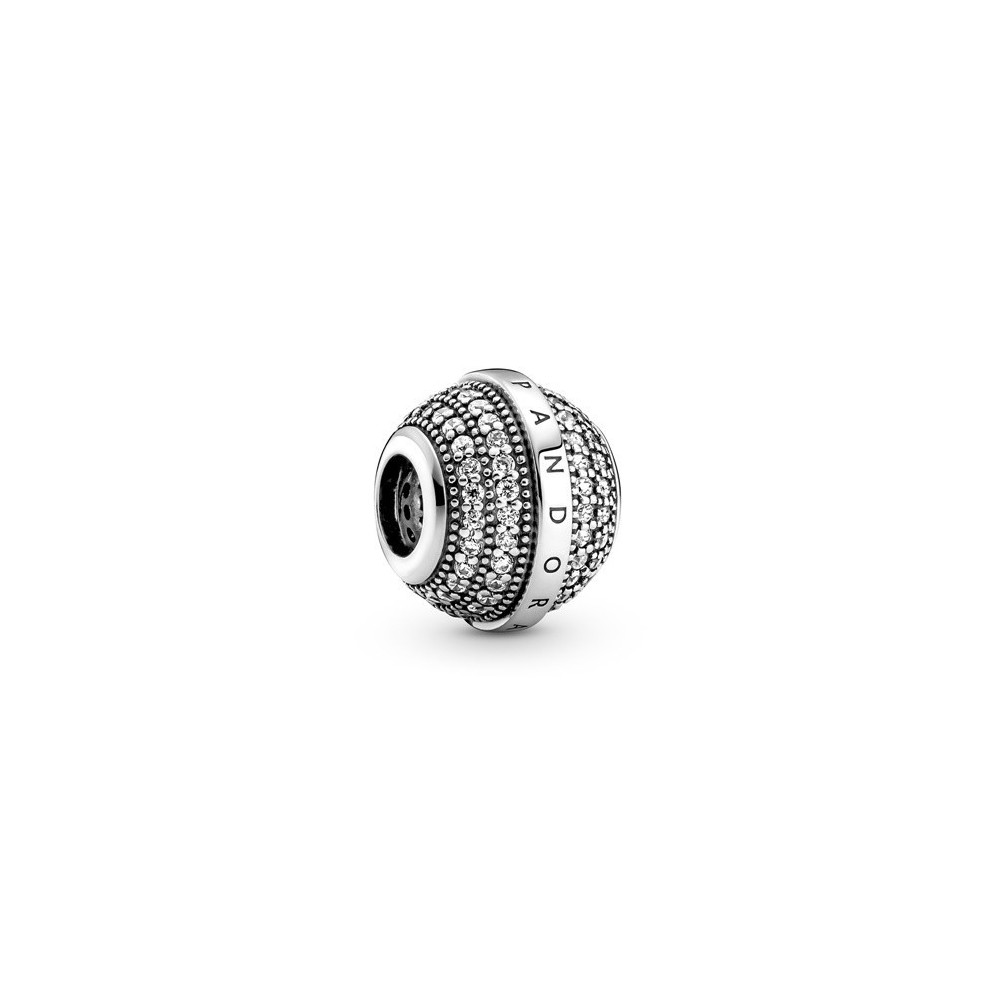 Charm Pandora  Signature Pavè e Logo 799489C01 [c038a908]