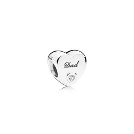 Charm Pandora a cuore di Papà' 796458CZ [c5484433]
