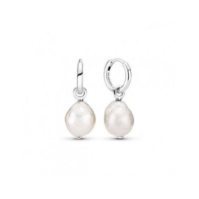 Orecchini Pandora Cerchi Perle Luminose 299426c01 [8aaaa183]