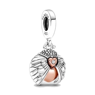Charm Pandora Coccinella Rosè Gold 14k 780072C01 [b74960de]