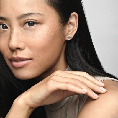 Orecchini Pandora Moments Fiore Bicolore  299349c00 [e467aa01]