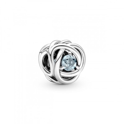Charm Pandora Cristallo Azzurro acqua di mare  790065C09 [cb90305a]