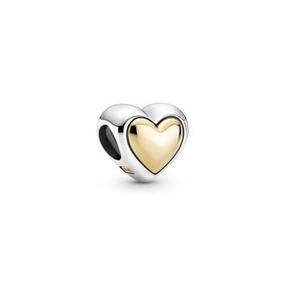 Charm Pandora Moments Cuore Dorato a Cupola 799415c00 [44954df9]