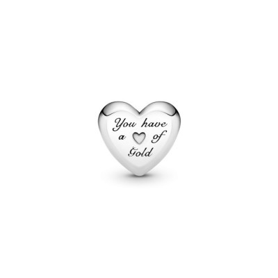 Charm Pandora Moments Cuore Dorato a Cupola 799415c00 [c06a0ef5]