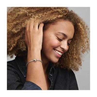 Charm Pandora Moments Cuore Dorato a Cupola 799415c00 [722788ef]