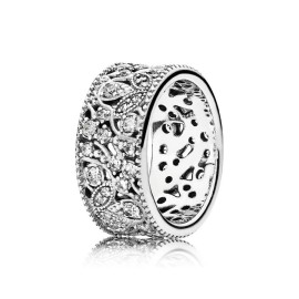 Anello Pandora  Fascia Foglie Scintillanti 190965CZ [e064142f]