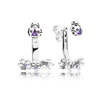 Orecchini Pandora Argento Zirconi Donna Coccinella 297123NLC [1552880e]