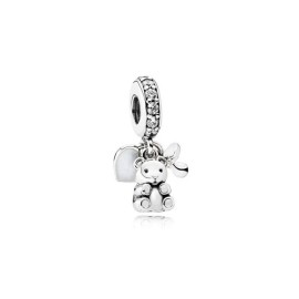 Charm Pandora Pendente Orsetto e Ciuccio 792100cz [f8d01a95]