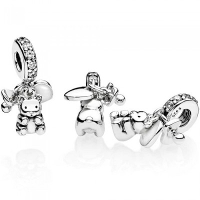 Charm Pandora Pendente Orsetto e Ciuccio 792100cz [4fcddb91]