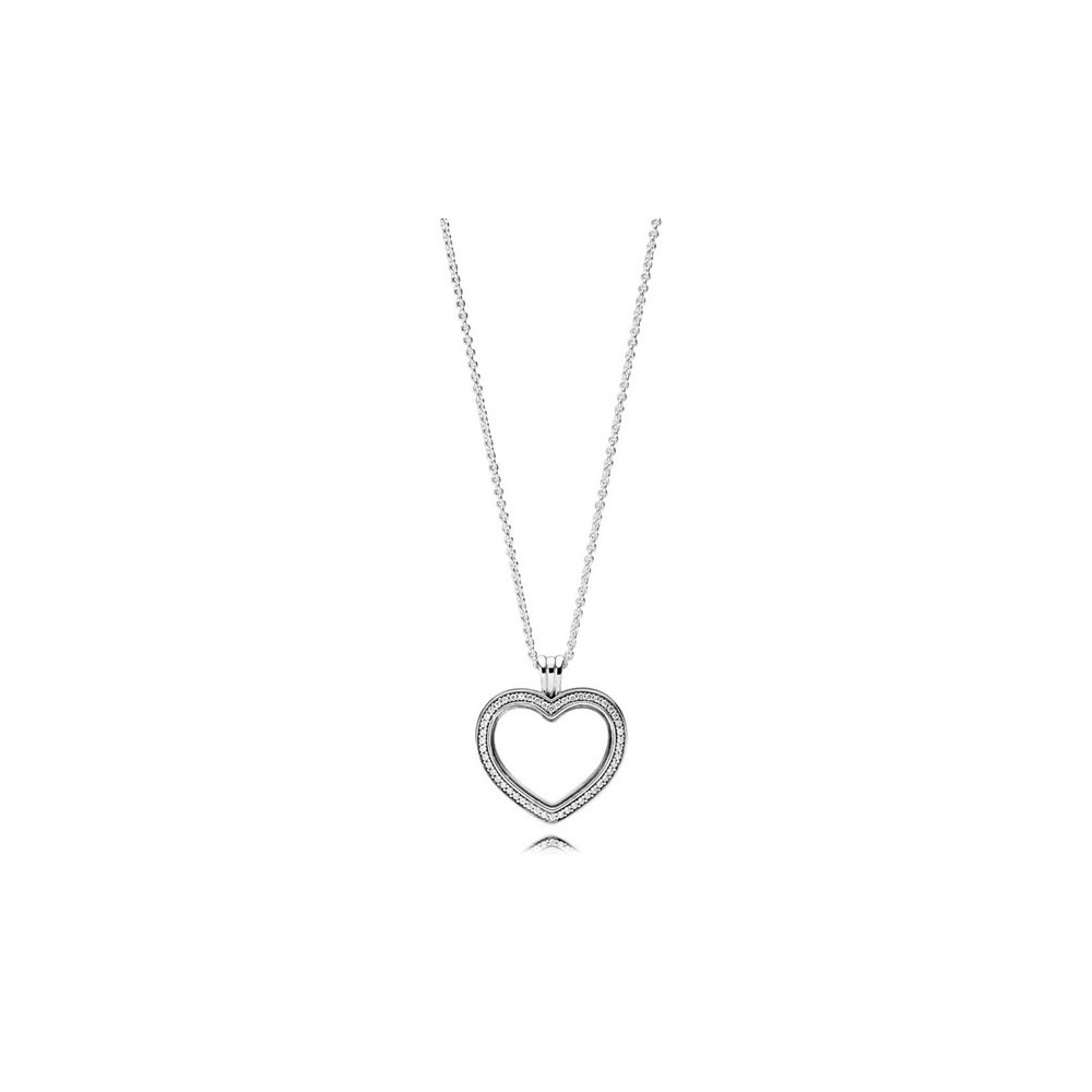 Collana Pandora  Dolci Ricordi del Mio Cuore 397230CZ-60 [aa87c84d]