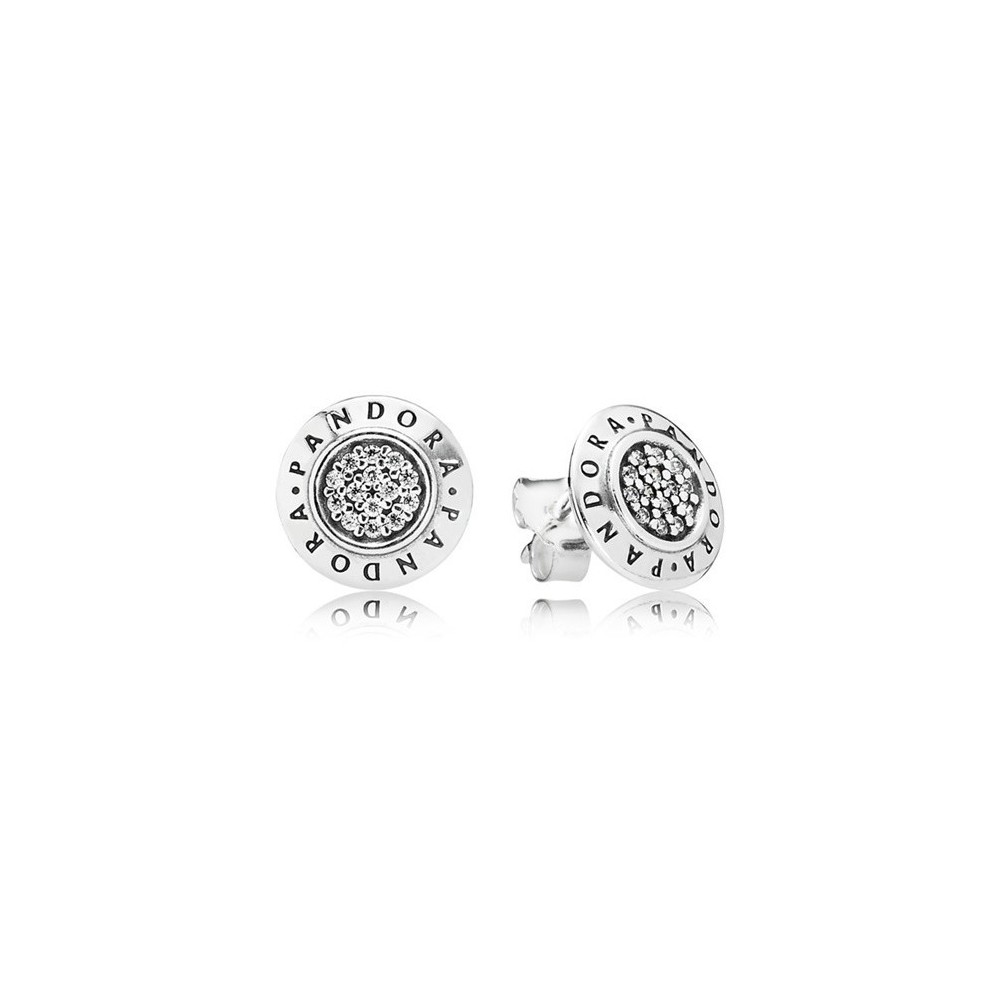 Orecchini Pandora logo con zirconi 290559CZ [bcf329a6]