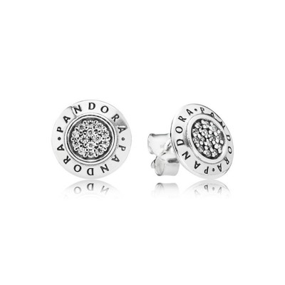 Orecchini Pandora logo con zirconi 290559CZ [253684cd]