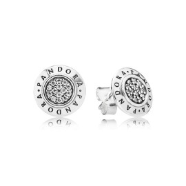 Orecchini Pandora logo con zirconi 290559CZ [253684cd]
