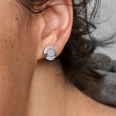 Orecchini Pandora logo con zirconi 290559CZ [4b0d06c4]