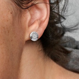 Orecchini Pandora logo con zirconi 290559CZ [4b0d06c4]