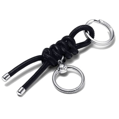 Porta Chiavi Pandora in tessuto nero 392260C01 [6aa92ccb]