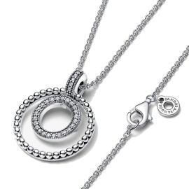Collana Pandora Signature con Pavè e sfere 392308C01 [c4bb6f29]