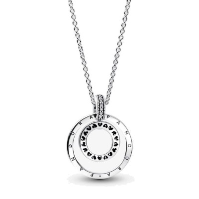 Collana Pandora Signature con Pavè e sfere 392308C01 [73a6ae2d]