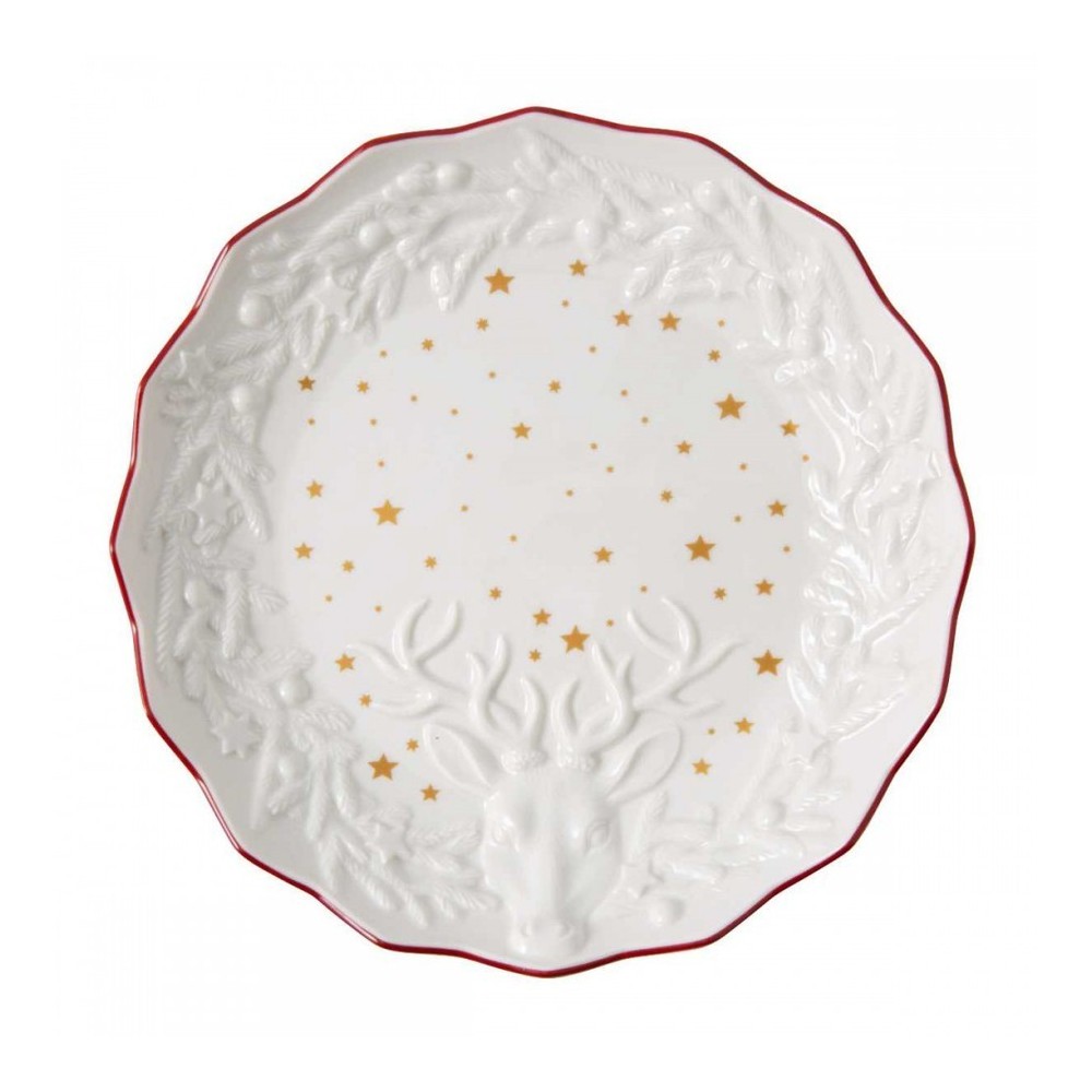 Piatto Villeroy & Boch con rilievo cervo 14-8332-3613 [124933a1]