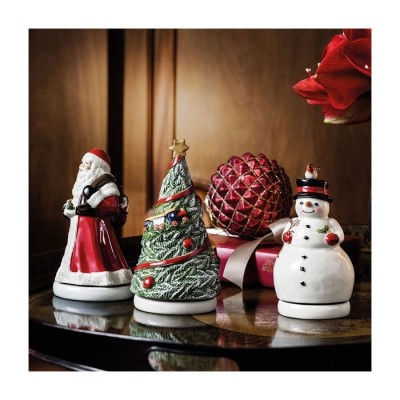 Pupazzo di Neve Girevole Villeroy & Boch Nostalgic Melody  14-8640-6303 [a08bc0e7]