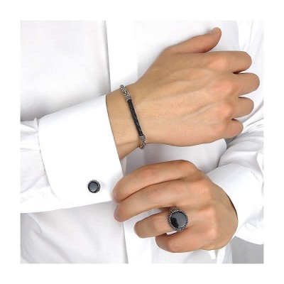 Anello Boccadamo Man Grani MAN008N [5270b807]